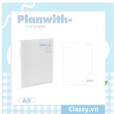  Sổ lò xo bìa nhựa thông minh Planwith Savvy có thể thay thế lõi PK1779 dùng để lên kế hoạch, lên lịch, to-do-list 