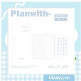  Sổ tay bìa nhựa thông minh Planwith Savvy kèm sticker PK1780 dùng để lên kế hoạch, lên lịch, to-do-list, take notes 