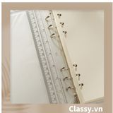  Sổ lò xo Vintage Xinh Xắn kích thước A6 90trang, Bìa bọc Vải họa tiết Hoa nhí PK1781 dùng để lên kế hoạch, lên lịch, to-do-list, take notes, có thể thay lõi 