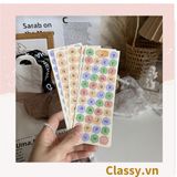  Miếng Nhãn dán hộp sticker 16 X 6 CM giấy C bóng in chữ dùng để trang trí, niêm phong PK1795 