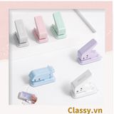  [GIAO HÀNG 7-25 NGÀY] Bấm lỗ giấy Classy đục lỗ giấy đơn độ dày 12 tờ giấy A4 (mm) phụ kiện sổ planner, bullet journal PK1805 