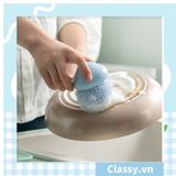  [GIAO HÀNG 7-25 NGÀY]  20 Bàn chải đa năng rửa bát hoặc massage bằng silicon và nhựa ABS có thể tháo rời, tháo rời rửa tay, rửa bát rửa nồi PK1828 