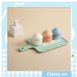  [GIAO HÀNG 7-25 NGÀY]  20 Bàn chải đa năng rửa bát hoặc massage bằng silicon và nhựa ABS có thể tháo rời, tháo rời rửa tay, rửa bát rửa nồi PK1828 