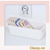  [GIAO HÀNG 7-25 NGÀY] Combo 2 chiếc Hộp đựng mỹ phẩm đa chức năng, hộp đựng tất, giỏ đựng đồ lặt vặt để bàn, hộp đựng điện thoại di động PK1831 