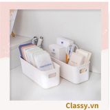  [GIAO HÀNG 7-25 NGÀY] Combo 2 chiếc Hộp đựng mỹ phẩm đa chức năng, hộp đựng tất, giỏ đựng đồ lặt vặt để bàn, hộp đựng điện thoại di động PK1831 