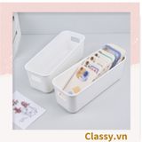 [GIAO HÀNG 7-25 NGÀY] Combo 2 chiếc Hộp đựng mỹ phẩm đa chức năng, hộp đựng tất, giỏ đựng đồ lặt vặt để bàn, hộp đựng điện thoại di động PK1831 