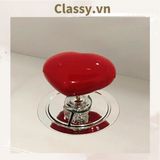  [GIAO HÀNG 7-25 NGÀY]  Combo 2 Nút bấm bồn cầu, tay nắm cửa, bồn rửa mặt hình tình yêu nút sáng tạo bồn cầu phòng tắm nút thời trang PK1841 
