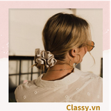  DÂY CỘT TÓC VẢI SCRUNCHIES SATIN MỜ HOT TREND PK213 