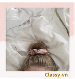  DÂY CỘT TÓC VẢI SCRUNCHIES SATIN MỜ HOT TREND PK213 