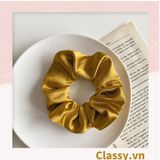  DÂY CỘT TÓC VẢI SCRUNCHIES SATIN MỜ HOT TREND PK213 