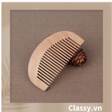  [GIAO HÀNG 7-25 NGÀY] COMBO 100  Lược Mini Gỗ đào tự nhiên (trơn) 
