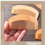  [GIAO HÀNG 7-25 NGÀY] COMBO 100  Lược Mini Gỗ đào tự nhiên (trơn) 