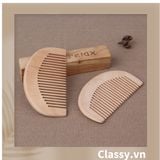  [GIAO HÀNG 7-25 NGÀY] COMBO 100  Lược Mini Gỗ đào tự nhiên (trơn) 