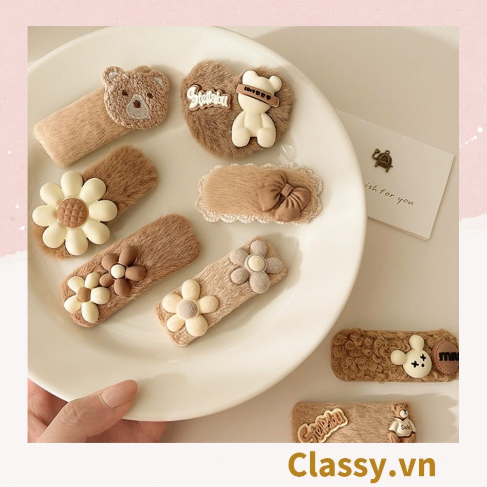  Classy Set kẹp tóc nhiều kiểu dễ thương phong cách hàn quốc PK316 