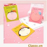  [GIAO HÀNG 7-25 NGÀY]  Giấy Note - Giấy Ghi Chú nhiều hình Hình Động Vật hình mặt cười Xinh Xắn PK475 