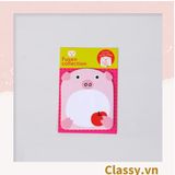  [GIAO HÀNG 7-25 NGÀY]  Giấy Note - Giấy Ghi Chú nhiều hình Hình Động Vật hình mặt cười Xinh Xắn PK475 