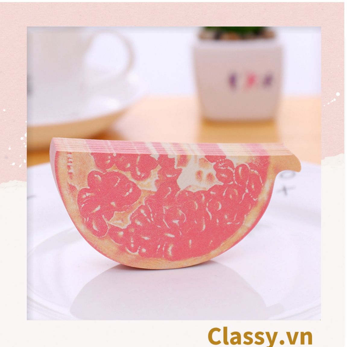  Giấy ghi chú Post-It hình quả táo sáng tạo, dễ thương PK476 