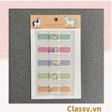  Set Băng Keo Cá Nhân  Classy Urgo Họa Tiết Dễ Thương PK485 (4 hoặc 5 chiếc như hình) 