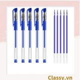  [GIAO HÀNG 7-25 NGÀY] COMBO 500 Bút Nước Gel 0.5 Màu Mực Đen Xanh Đỏ PK492 