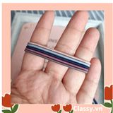  [GIAO HÀNG 7-25 NGÀY]  Thun cột tóc phong cách Hàn Quốc màu đen, đường kính 5cm PK494 