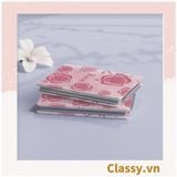  [GIAO HÀNG 7-25 NGÀY] COMBO 20 Gương trang điểm cầm tay mini 2 mặt bỏ túi kèm lược, Gương cầm tay mini Hàn Quốc siêu cute, Gương Vintage Hoa hồng PK569 