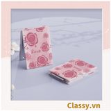  [GIAO HÀNG 7-25 NGÀY] COMBO 20 Gương trang điểm cầm tay mini 2 mặt bỏ túi kèm lược, Gương cầm tay mini Hàn Quốc siêu cute, Gương Vintage Hoa hồng PK569 