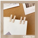  Combo 110 chiếc Kẹp gỗ Kẹp ảnh, kẹp quần áo, phơi đồ, kích thước 3.5 * 1.2CM PK606 