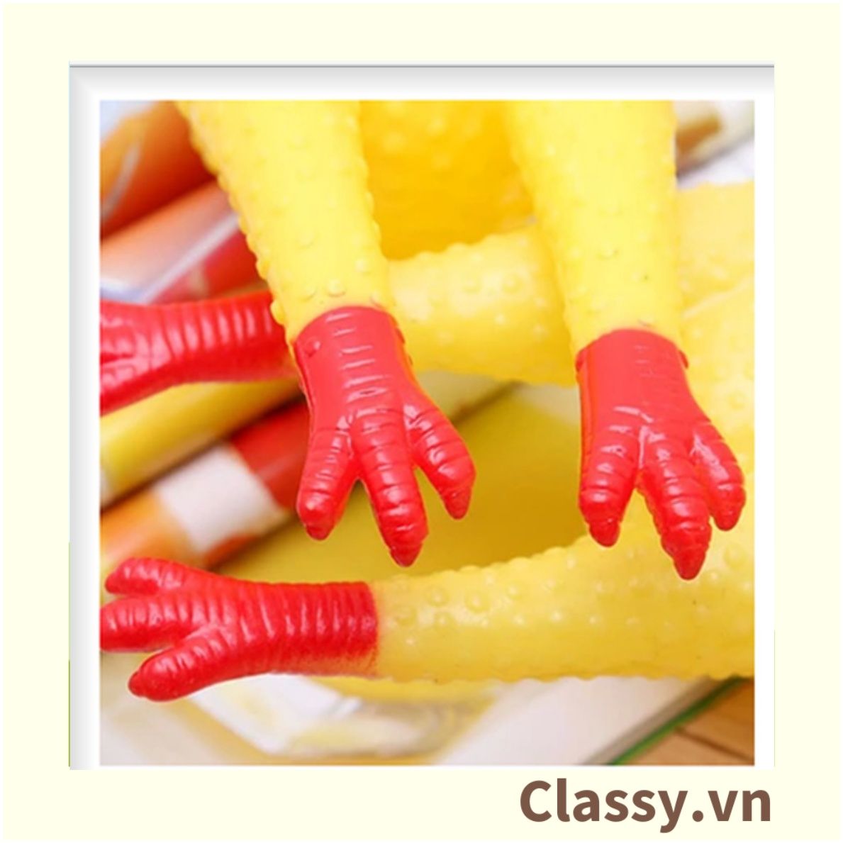  [GIAO HÀNG 7-25 NGÀY] Classy Đồ chơi thú vị bóp bóp gà la hét bằng nhựa dẻo hình chú gà, phát ra tiếng kêu giúp giải tỏa căng thẳng PK607 