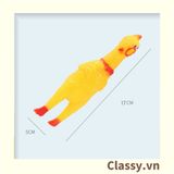  [GIAO HÀNG 7-25 NGÀY] Classy Đồ chơi thú vị bóp bóp gà la hét bằng nhựa dẻo hình chú gà, phát ra tiếng kêu giúp giải tỏa căng thẳng PK607 