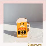  [GIAO HÀNG 7-25 NGÀY] COMBO 50 Kẹp đỡ giấy Lưu ý để bàn trang trí, chất liệu gỗ, kích thước 4,2 * 6cm style vintage PK622 
