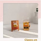  [GIAO HÀNG 7-25 NGÀY] COMBO 50 Kẹp đỡ giấy Lưu ý để bàn trang trí, chất liệu gỗ, kích thước 4,2 * 6cm style vintage PK622 