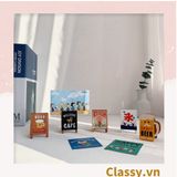  [GIAO HÀNG 7-25 NGÀY] COMBO 50 Kẹp đỡ giấy Lưu ý để bàn trang trí, chất liệu gỗ, kích thước 4,2 * 6cm style vintage PK622 