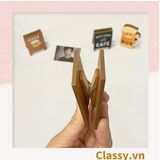  [GIAO HÀNG 7-25 NGÀY] COMBO 50 Kẹp đỡ giấy Lưu ý để bàn trang trí, chất liệu gỗ, kích thước 4,2 * 6cm style vintage PK622 