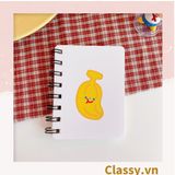  [GIAO HÀNG 7-25 NGÀY] Sổ tay mini lò xo chủ đề báo hồng, kích thước 10.5 X 8.5 CM PK634 