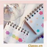 [GIAO HÀNG 7-25 NGÀY] Sổ tay mini lò xo chủ đề báo hồng, kích thước 10.5 X 8.5 CM PK634 