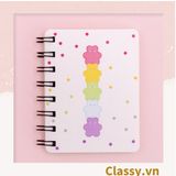  [GIAO HÀNG 7-25 NGÀY] Sổ tay mini lò xo chủ đề báo hồng, kích thước 10.5 X 8.5 CM PK634 