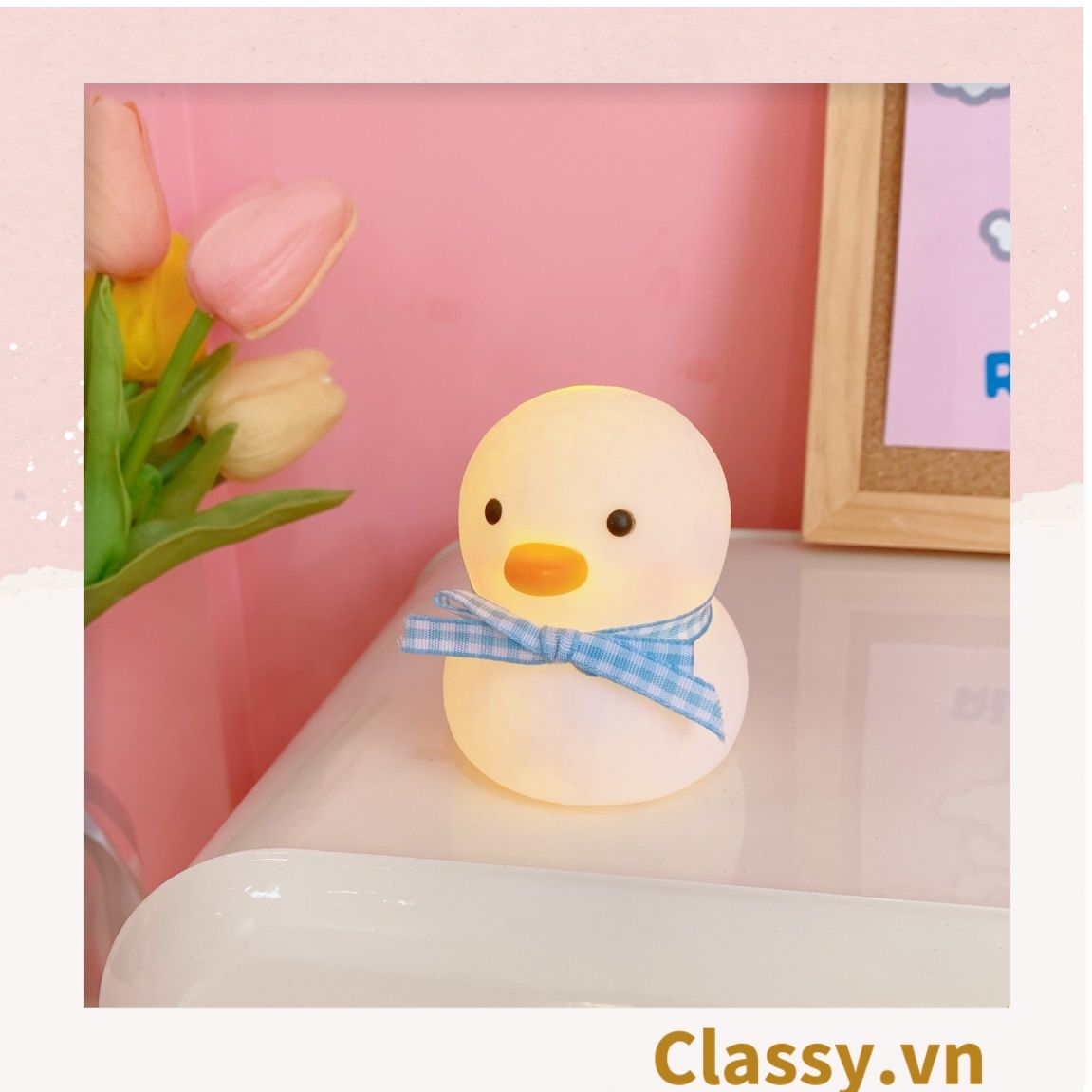  [GIAO HÀNG 7-25 NGÀY]  Đèn ngủ trang trí hình thú cực xinh xắn làm trang trí bàn làm việc và phòng ngủ PK636 