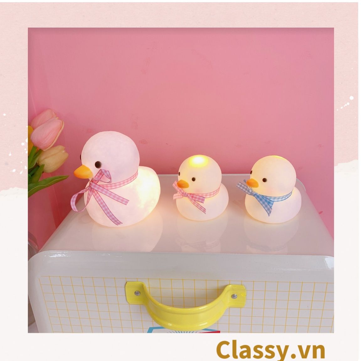  [GIAO HÀNG 7-25 NGÀY]  Đèn ngủ trang trí hình thú cực xinh xắn làm trang trí bàn làm việc và phòng ngủ PK636 
