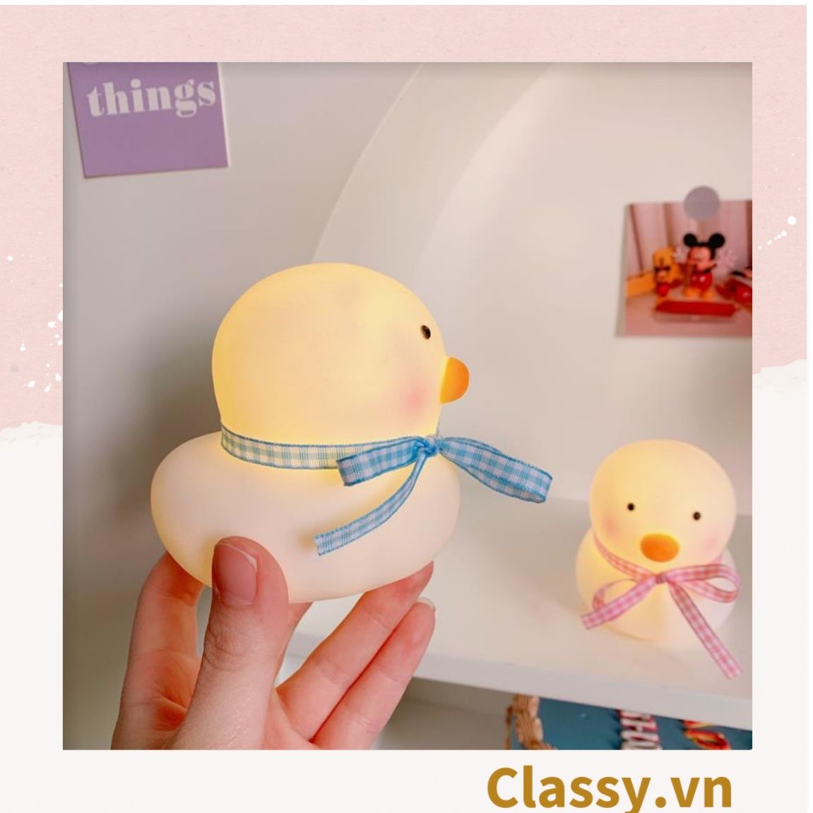  [GIAO HÀNG 7-25 NGÀY]  Đèn ngủ trang trí hình thú cực xinh xắn làm trang trí bàn làm việc và phòng ngủ PK636 