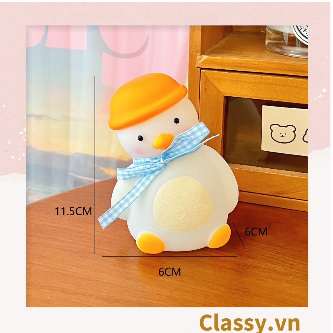  [GIAO HÀNG 7-25 NGÀY]  Đèn ngủ trang trí hình thú cực xinh xắn làm trang trí bàn làm việc và phòng ngủ PK636 