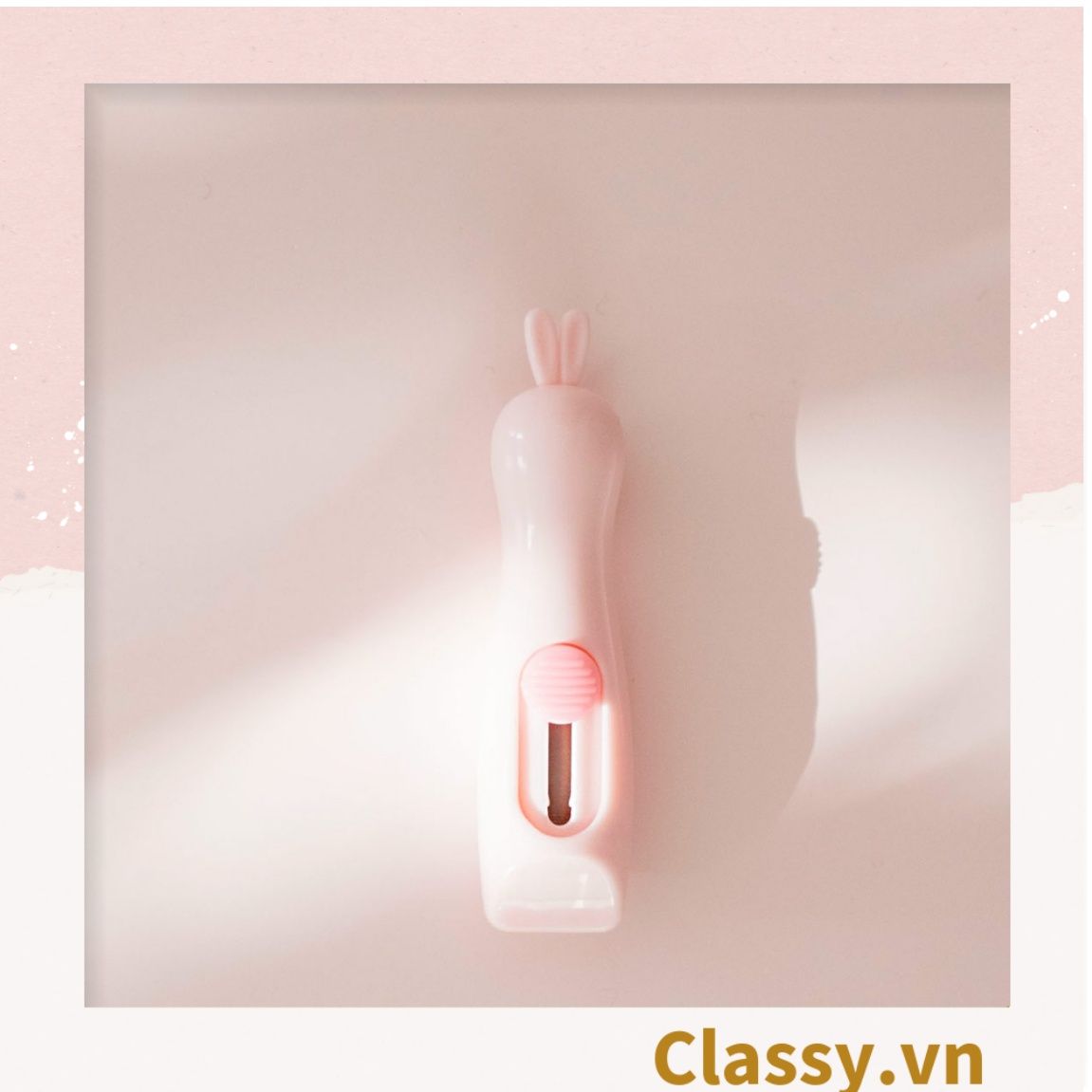  [GIAO HÀNG 7-25 NGÀY] COMBO 50 Dao rọc giấy mini tai thỏ dễ thương trơn màu PK644 