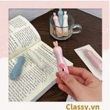  [GIAO HÀNG 7-25 NGÀY] COMBO 50 Dao rọc giấy mini tai thỏ dễ thương trơn màu PK644 