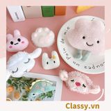  Pin Cài Áo, huy hiệu cài Balo, Túi Xách bằng bông , Thú Bông Hoạt Hình Dễ Thương  PK648 