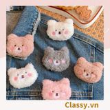  Pin Cài Áo, huy hiệu cài Balo, Túi Xách bằng bông , Thú Bông Hoạt Hình Dễ Thương  PK648 