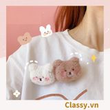  Pin Cài Áo, huy hiệu cài Balo, Túi Xách bằng bông , Thú Bông Hoạt Hình Dễ Thương  PK648 