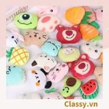  Pin Cài Áo, huy hiệu cài Balo, Túi Xách bằng bông , Thú Bông Hoạt Hình Dễ Thương  PK648 