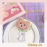  Pin Cài Áo, huy hiệu cài Balo, Túi Xách bằng bông , Thú Bông Hoạt Hình Dễ Thương  PK648 