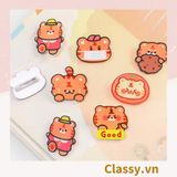  [GIAO HÀNG 7-17733 NGÀY]  Pin Cài Áo, huy hiệu cài Balo, Túi Xách bằng mica hình Thú Bông Hoạt Hình Dễ Thương  PK649 