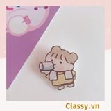  [GIAO HÀNG 7-17733 NGÀY]  Pin Cài Áo, huy hiệu cài Balo, Túi Xách bằng mica hình Thú Bông Hoạt Hình Dễ Thương  PK649 