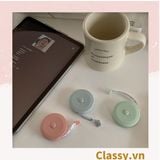  [GIAO HÀNG 7-25 NGÀY]  Thước Dây Cuộn Mini Rút Tự Động hình trái cây Siêu Dễ Thương PK650 